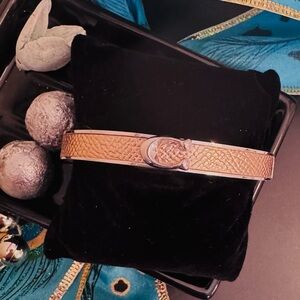 Coach Silver and Rose Gold Women's Bracelet